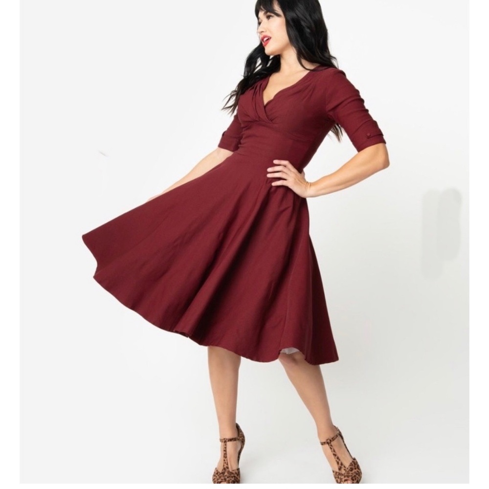 COPY - Unique Vintage Retro Swing Dress
